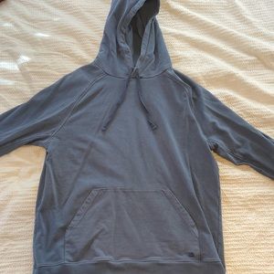 VRST Men's Washed Twill Terry Hoodie